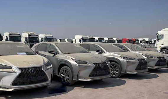 برگزاری مزایده خودروهای وارداتی