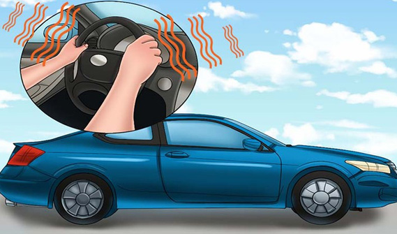 علت لرزش خودرو حین ترمز گرفتن