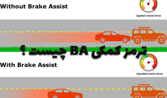 ترمز کمکی BA (سیستم دستیار ترمز) چیست
